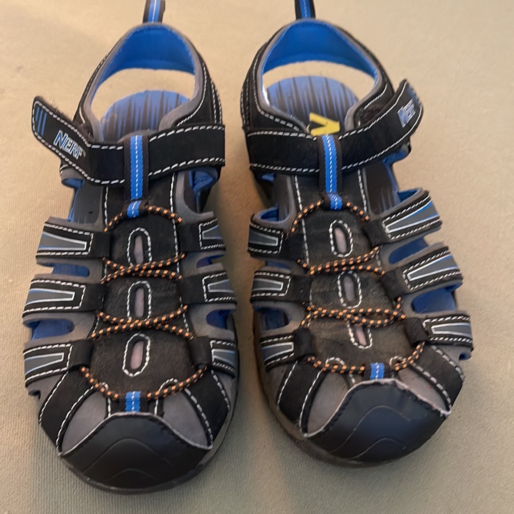 Nerf Kids' Size 3” Navy & Black Sport Sandals